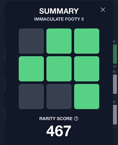 immaculate footy